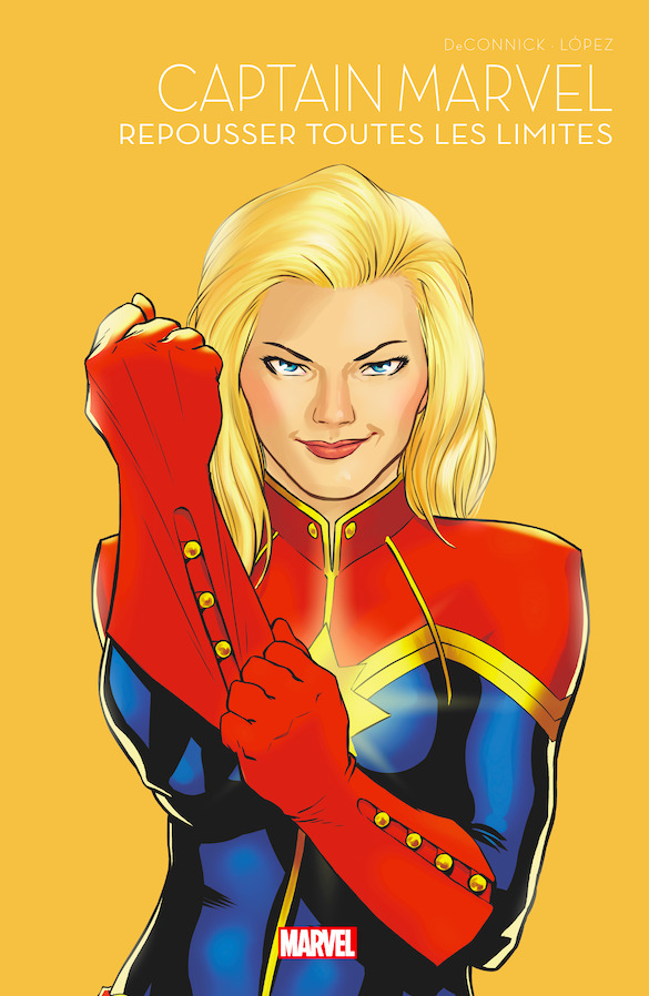 Couverture de l'album Captain Marvel : Repousser toutes les limites de la collection « Super-héroïnes Marvel » // Source : Panini Comics - Marvel