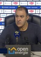 Abdel Bouhazama commente le match Angers SCO - Clermont Foot 63 (1-2) en janvier 2023 // Source : Capture d'écran YouTube
