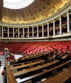 Hémicycle vide // Source : Assemblée Nationale