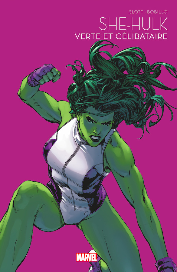Couverture de Shue-Hulk : verte et célibatiare de la collection « Super-héroïnes Marvel » // Source : Panini Comics - Marvel