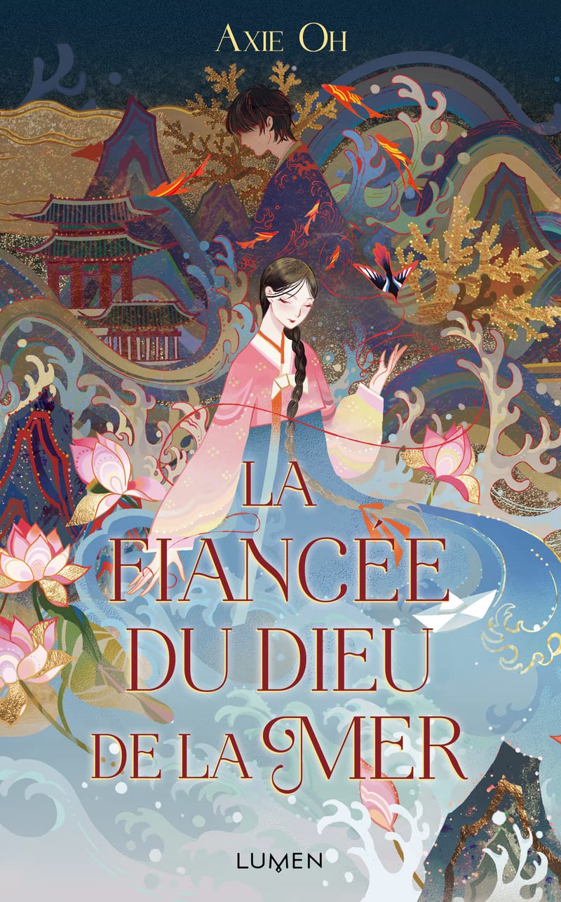 Couverture du roman d'Axie Oh, La Fiancée du dieu de la mer. 