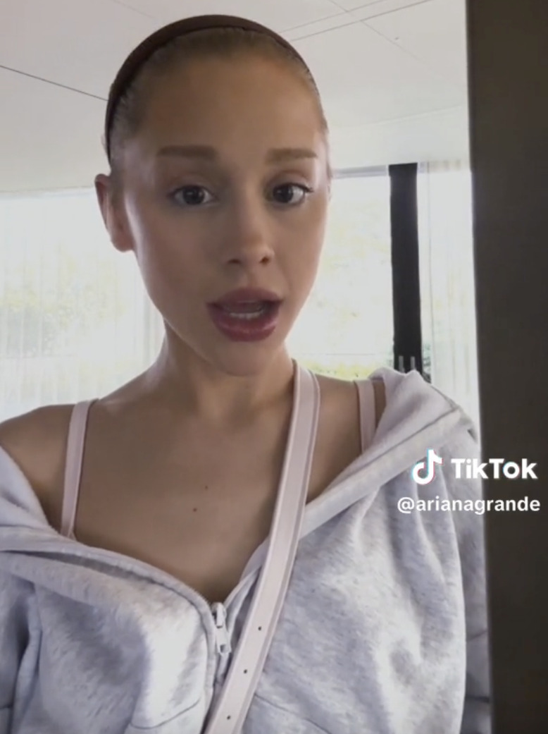 Dans une vidéo TikTok, Ariana Grande s’exprime contre le bodyshaming dont elle est victime