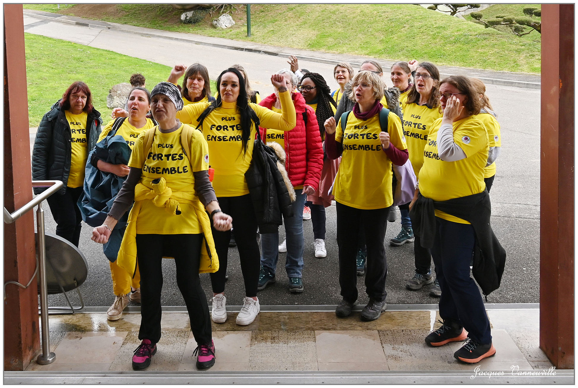 La marche du collectif "Plus fortes ensemble"