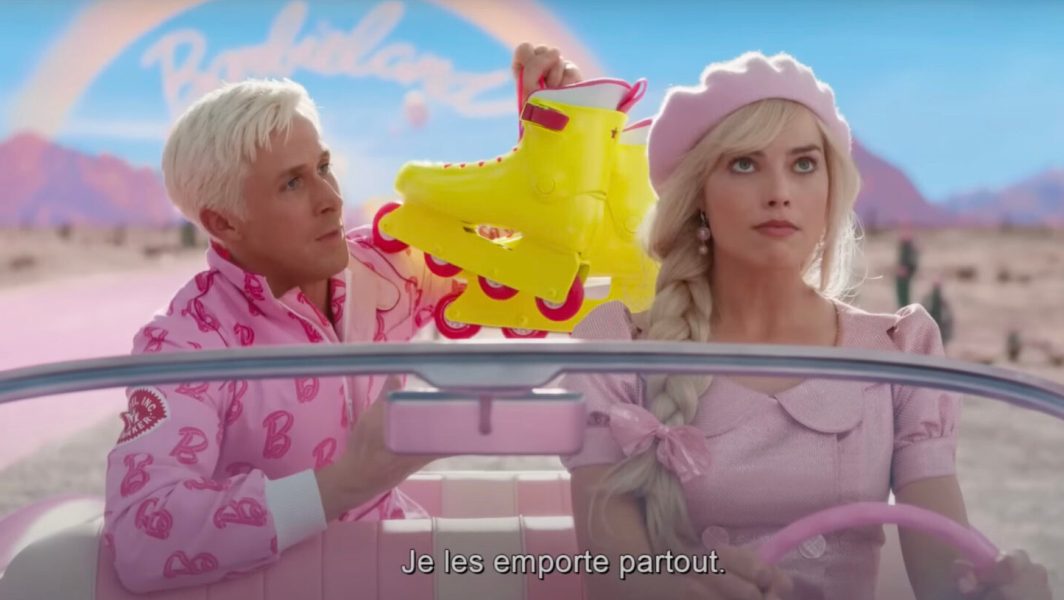 Le film Barbie avec Margot Robbie et Ryan Gosling s'offre un nouveau teaser à l'humour cringe // Source : Capture d'écran YouTube de la bande-annonce