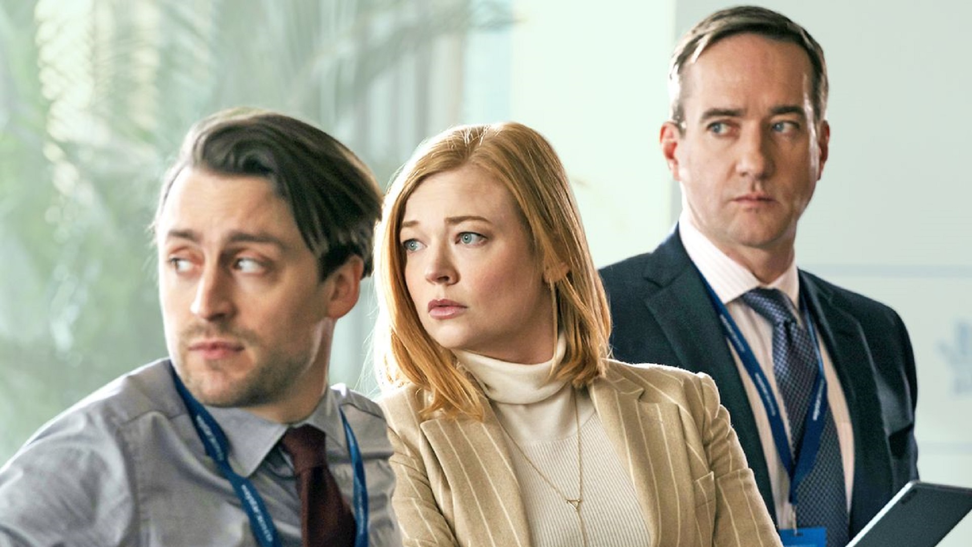 Des protagonistes de la saison 4 de la série Succession, produite par HBO // Source : HBO