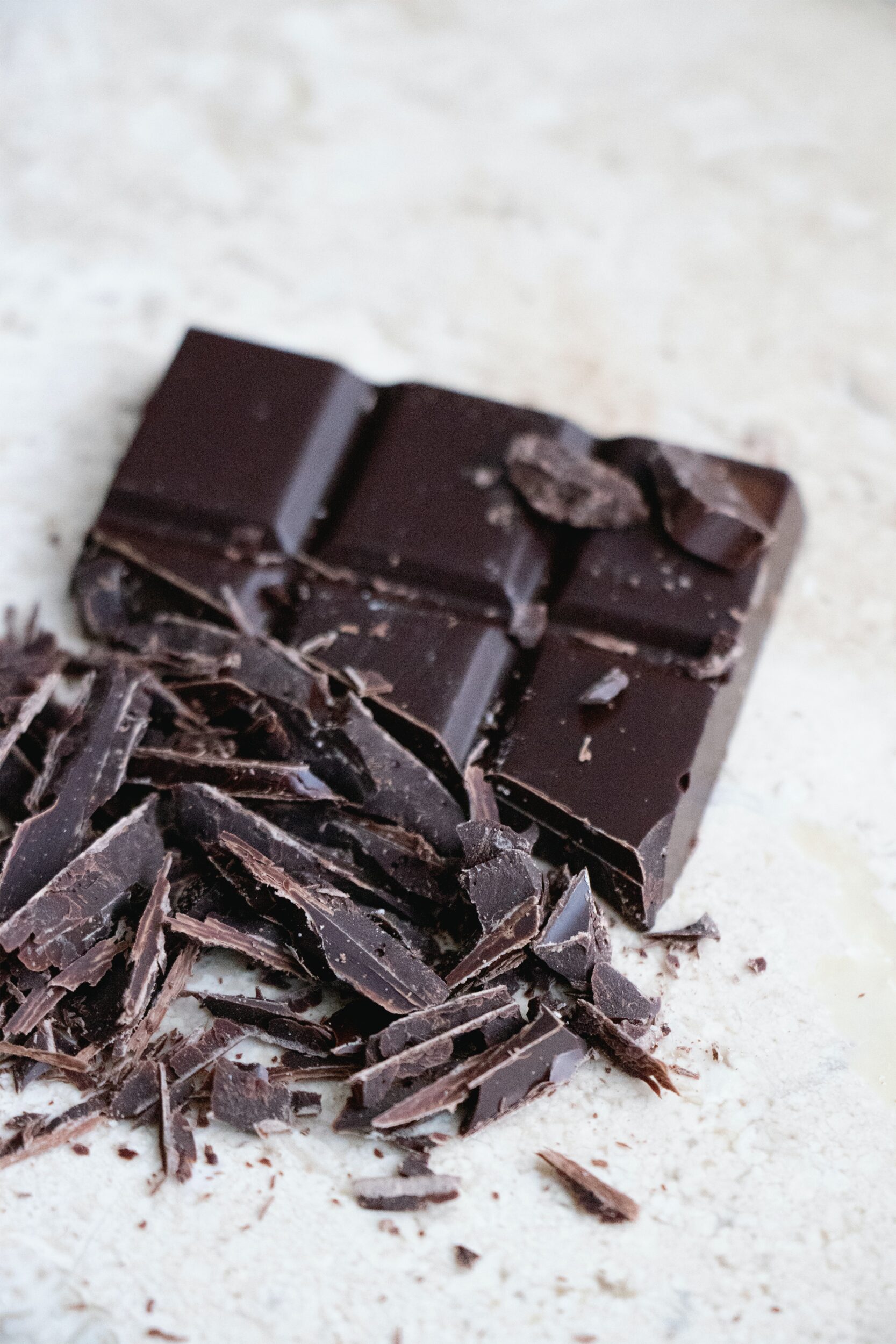 Le chocolat noir est excellent pour lutter contre le stress // Source : Unsplash / Tetiana Bykovets