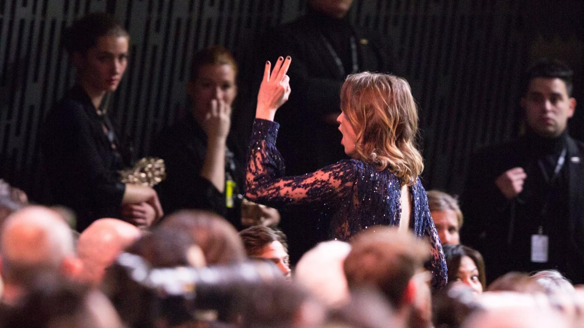 Adèle Haenel aux César // Source : capture d'écran twitter