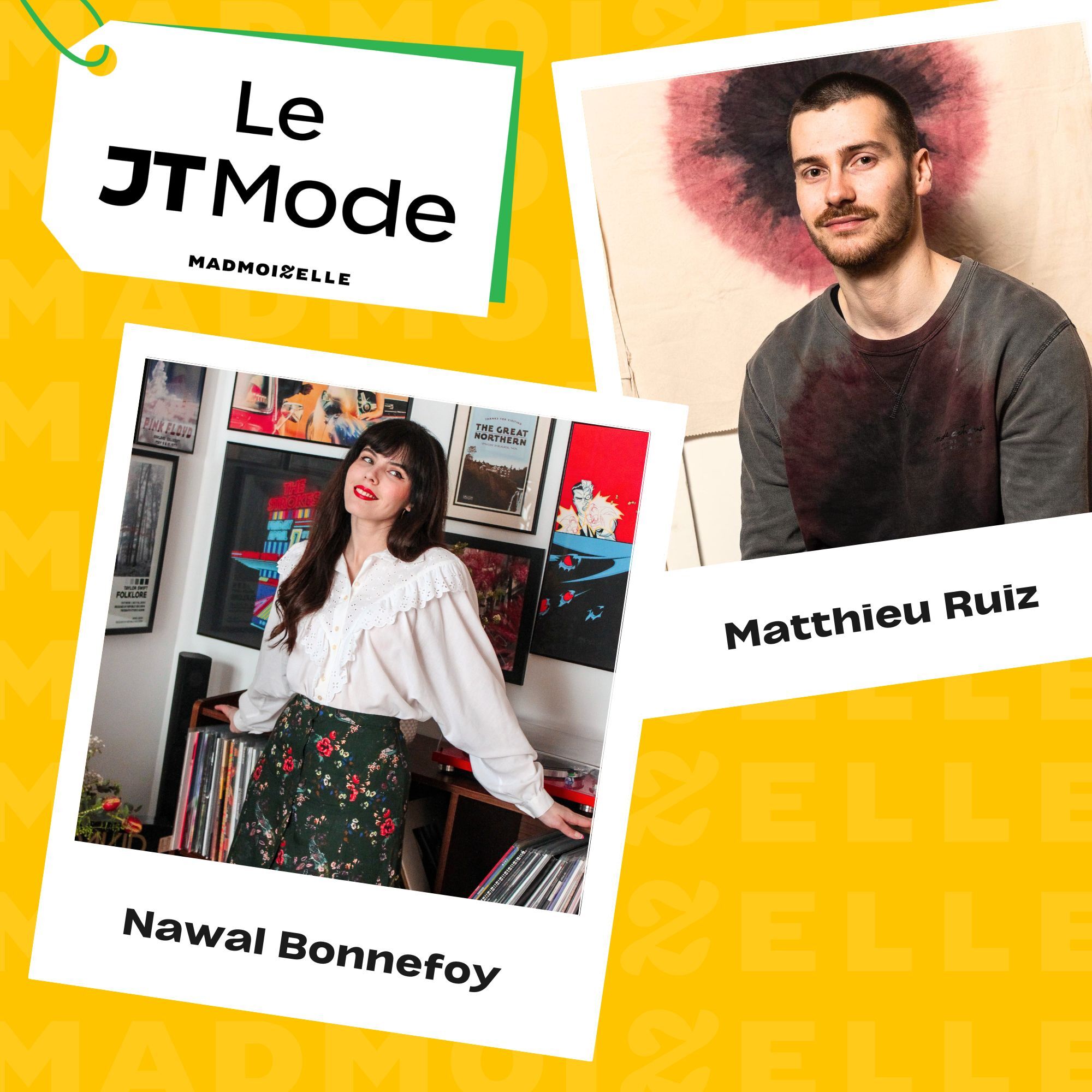 Nawal Bonnefoy et Matthieu Ruiz, invités du JT Mode du 20 juin