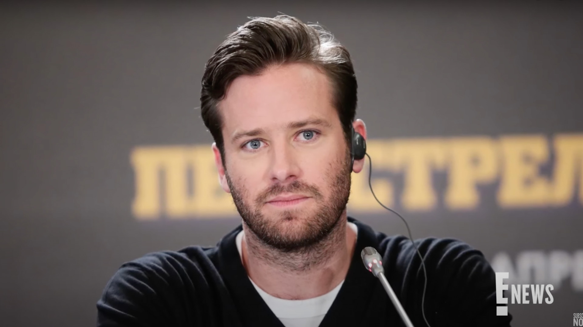 Armie Hammer ne sera finalement pas inculpé pour viol // Source : Capture écran Youtube