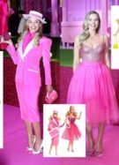 Barbie Margot Robbie enchaîne les looks rose bonbon, tellement barbiecore // Source : Capture d'écran Instagram