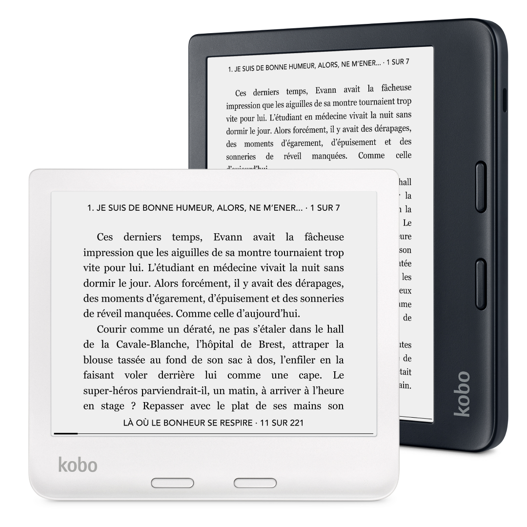 Liseuse Kobo Libra 2 noir // Source : Kobo by Fnac