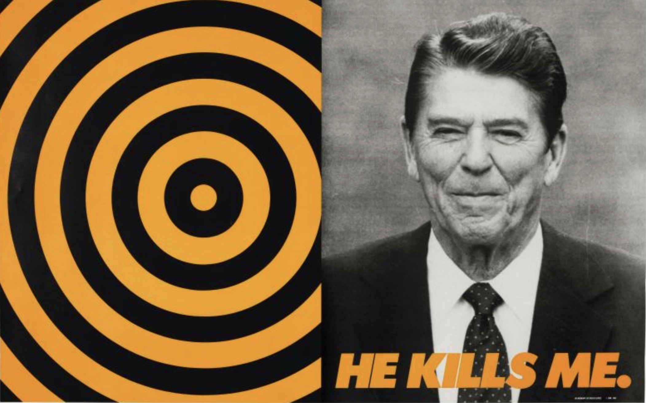 illustr 4 > Donald Moffett,"He kills me" (1987) © droits réservés