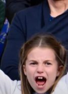 La princesse Charlotte dans les gradins de Wimbledon en juillet 2023 // Source : Capture d'écran YouTube