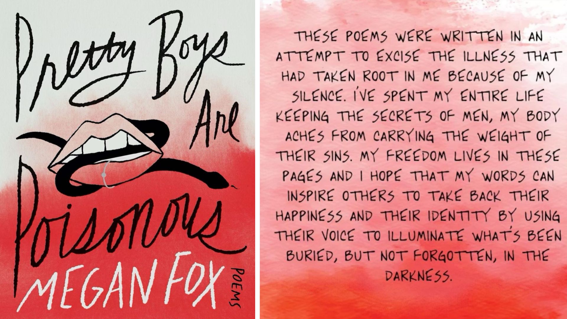 Megan Fox sort son premier recueil de poésie, et ça s’annonce bien misandre
