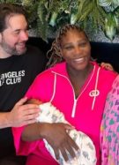 Le fondateur de Reddit Alexis Ohanian, son épouse la championne de tennis Serena Williams, leur fille Olympia et leur nouvelle-née Adira // Source : Capture d'écran Instagram