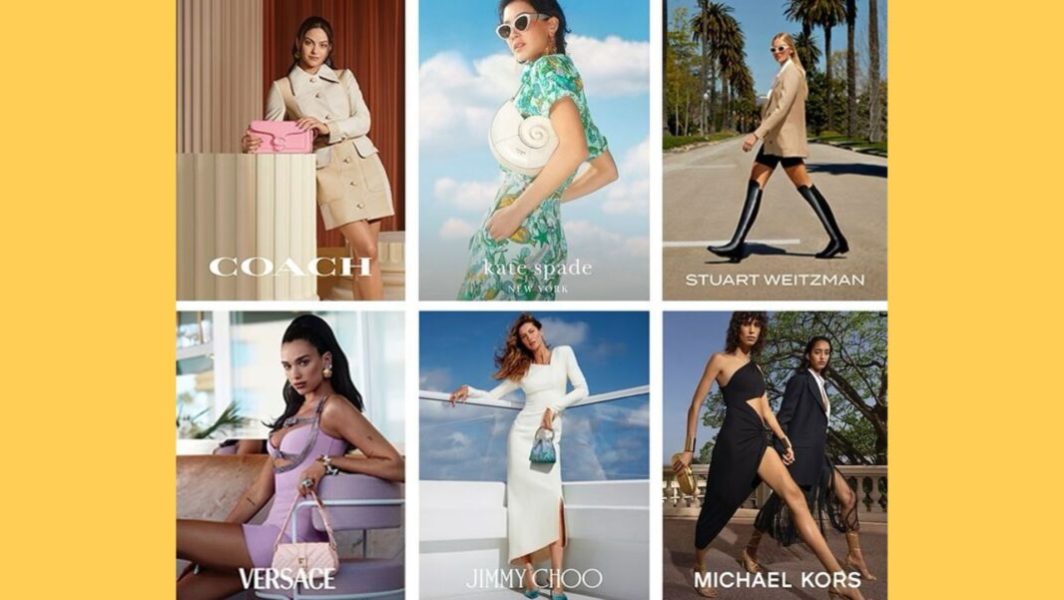Tapestry (Coach, Kate Spade) rachète Capri Holdings (Michael Kors, Versace) formant un nouveau géant du luxe états-unien capable de concurrencer les européens Richement, Kering et surtout LVMH // Source : Capture d'écran Instagram