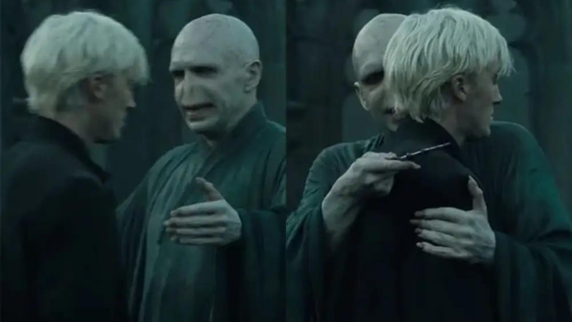 Harry Potter 8 Draco and Voldemort // Source: WB