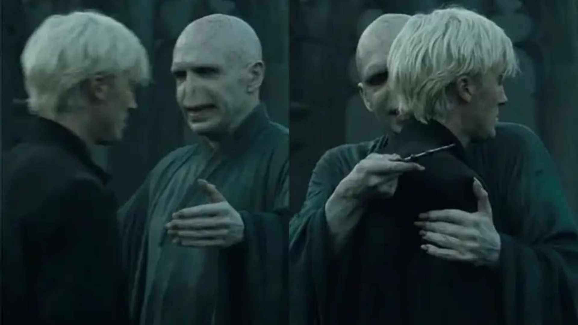 Harry Potter 8 Drago et Voldemort // Source : WB Harry Potter 8 Drago et Voldemort // Source : WB