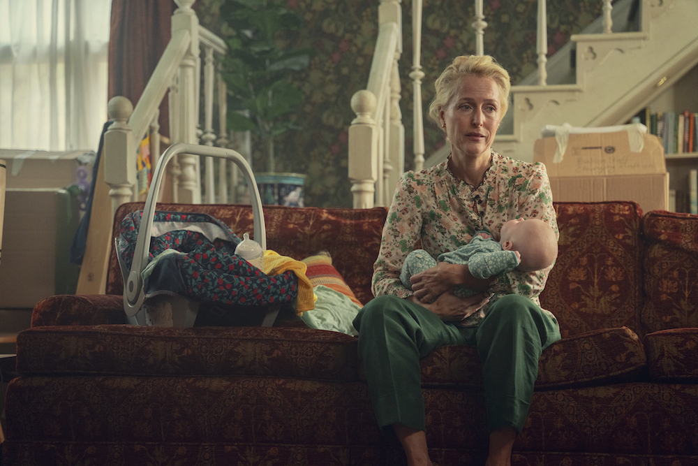 Sex Education Season 4. Gillian Anderson as Jean in Sex Education Season 4. Cr. Thomas Wood/Netflix © 2023.