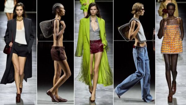 Pour Gucci printemps-été 2024, le nouveau directeur artistique Sabato De Sarno propose du déjà-vu sexy et bankable // Source : Gucci