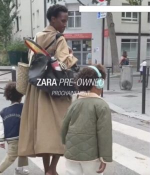 Zara lance en France sa plateforme de seconde main, Zara Pre-Owned, le 7 septembre 2023 // Source : Capture d'écran de Zara.com