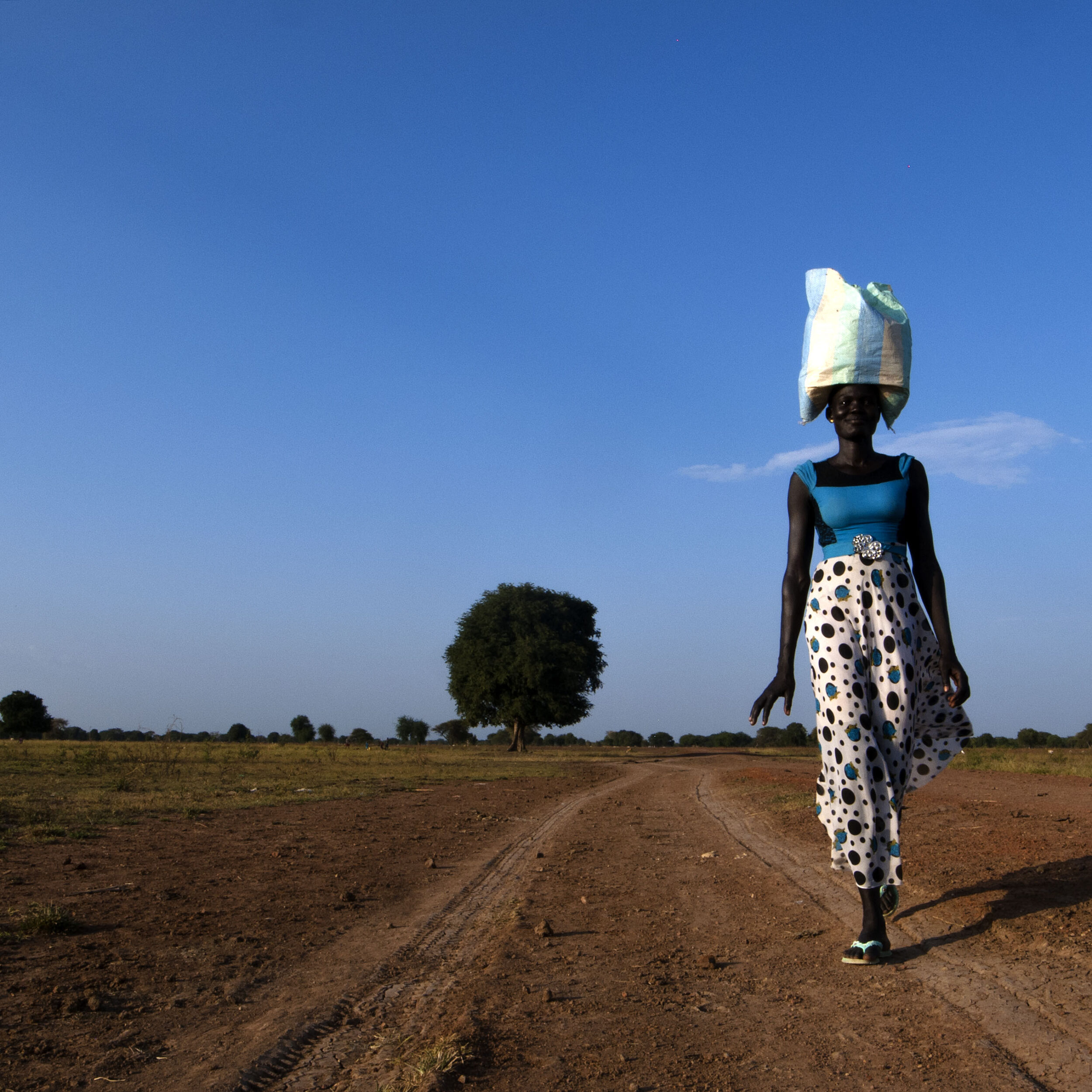 Photo d'une femme prise dans le Soudan du Sud // Source : CARE France