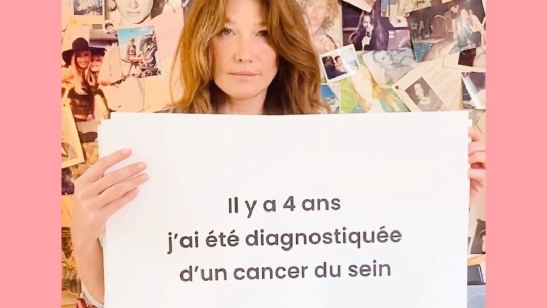 Carla Bruni a été diagnostiqué d'un cancer du sein il y a quatre ans // Source : Capture d'écran Instagram