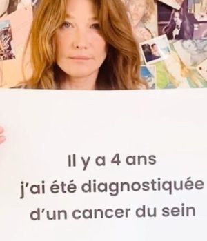 Carla Bruni a été diagnostiqué d'un cancer du sein il y a quatre ans // Source : Capture d'écran Instagram
