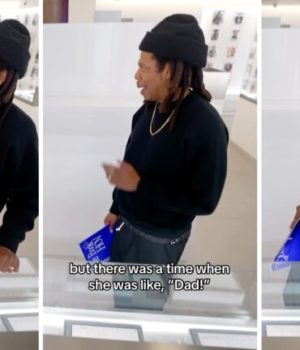 Jay-Z confie comment sa fille Blue Ivy l'a d'abord trouvé ringard avant de commencer à lui demander des conseils mode // Source : Capture d'écran Instagram
