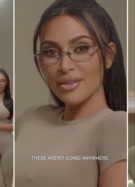 Kim Kardashian sort un soutien-gorge à faux tétons apparents qui turlupine Internet // Source : Capture d'écran Instagram