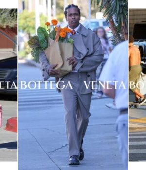 Bottega Veneta fait des photos d'A$AP Rocky dans la rue sa nouvelle campagne // Source : Bottega Veneta