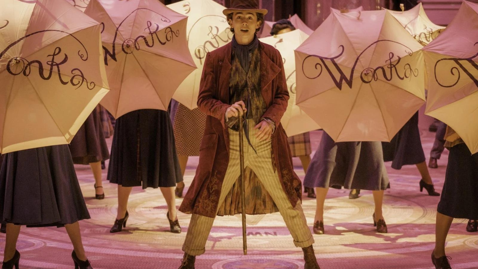 Les affiches personnages de Wonka, avec Timothée Chalamet, Olivia