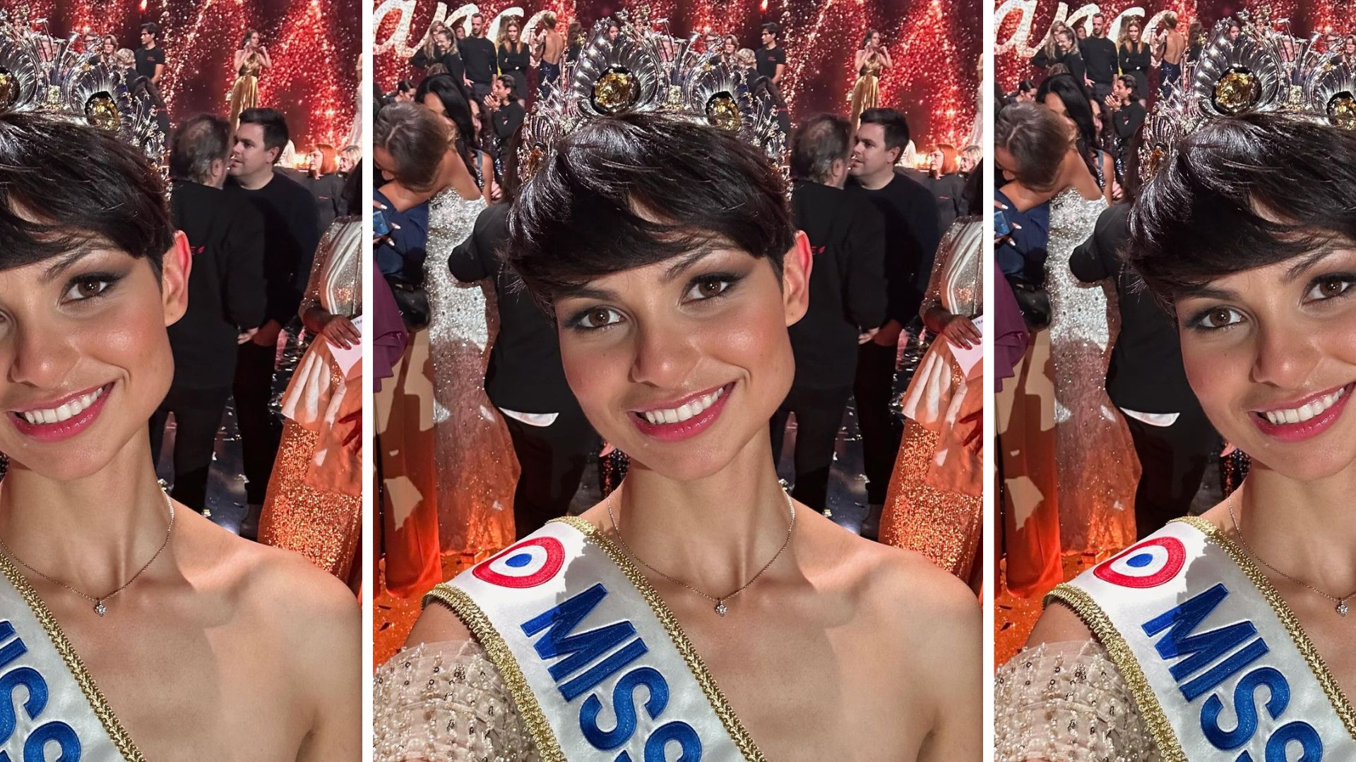 Eve Gilles a été élue Miss france 2024 // Source : Capture d'écran Instagram