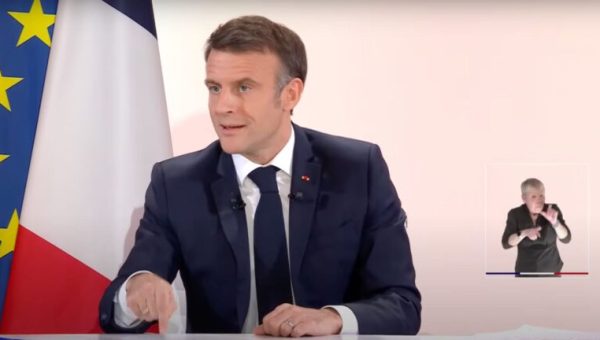 Emmanuel Macron // Source : Capture YouTube