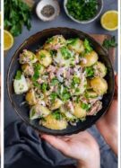 La recette fraîche et rapide de la salade de pommes de terre au thon 