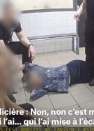 « Elle est feuj » Mediapart révèle des images de violences policières « sexistes et antisémites »  // Source : Capture d'écran vidéo Mediapart