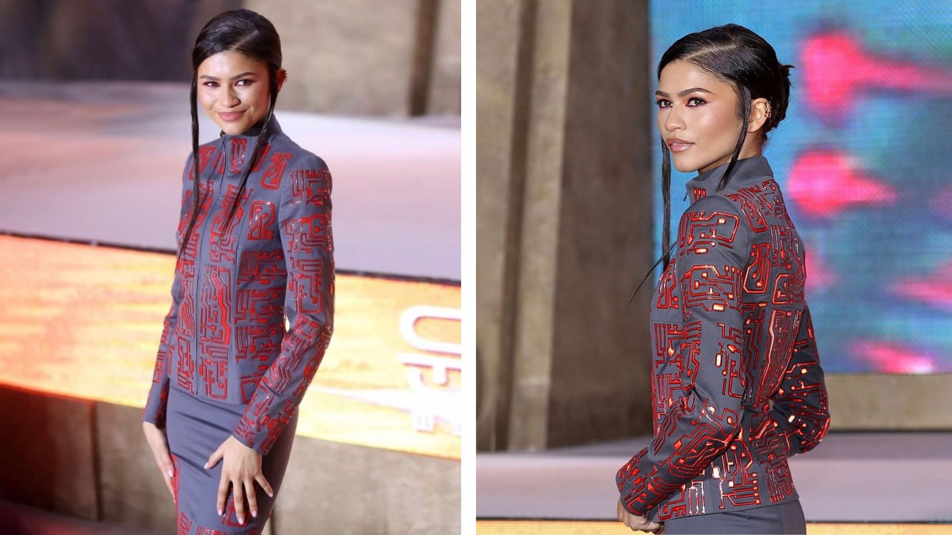 Zendaya in Alexander McQueen’s 1999 Givenchy: Another futuristic archive look for Dune 2