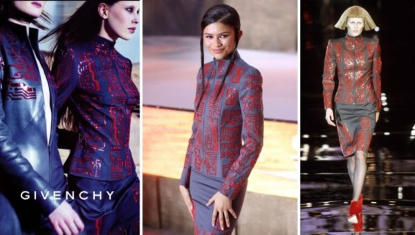 Zendaya en Givenchy par Alexander McQueen de 1999