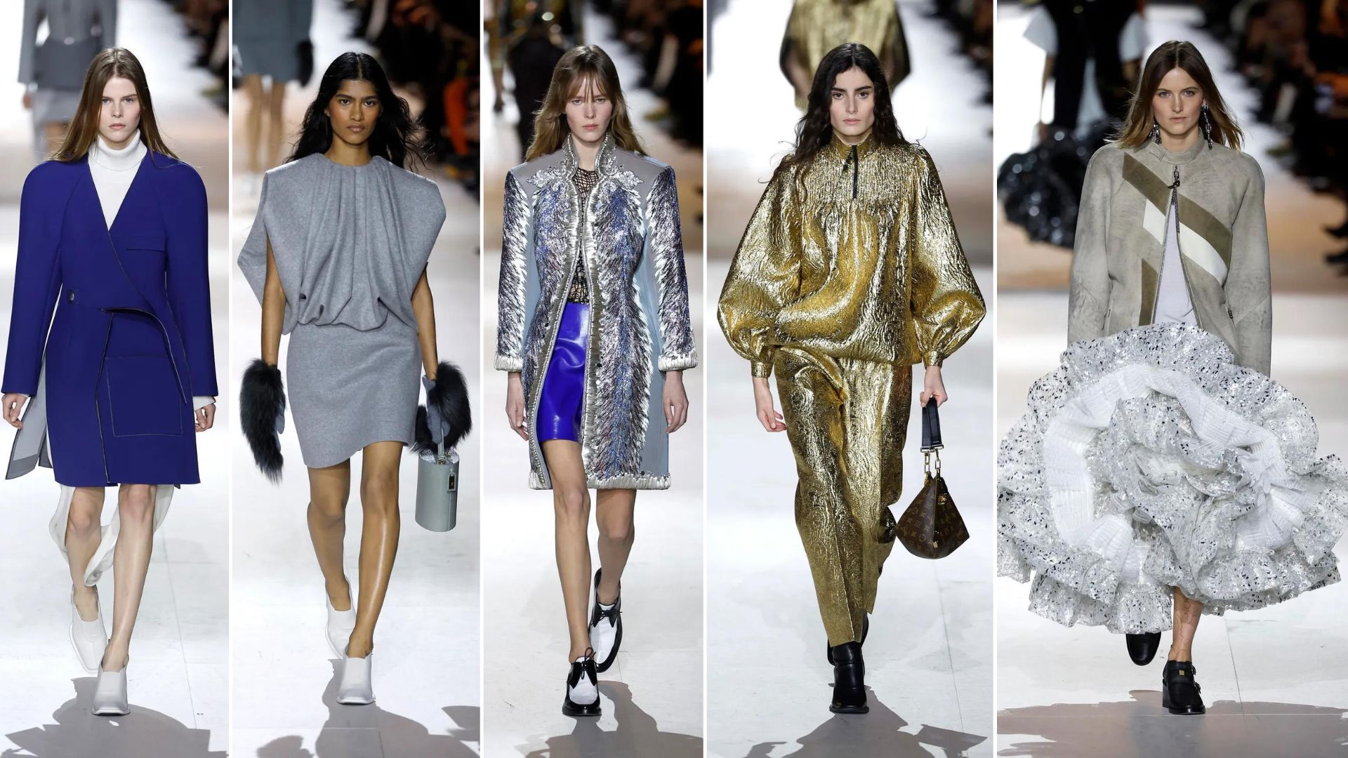 Le défilé Louis Vuitton automne-hiver 2024-2025 regorge d'auto-références // Source : Courtesy of Louis Vuitton