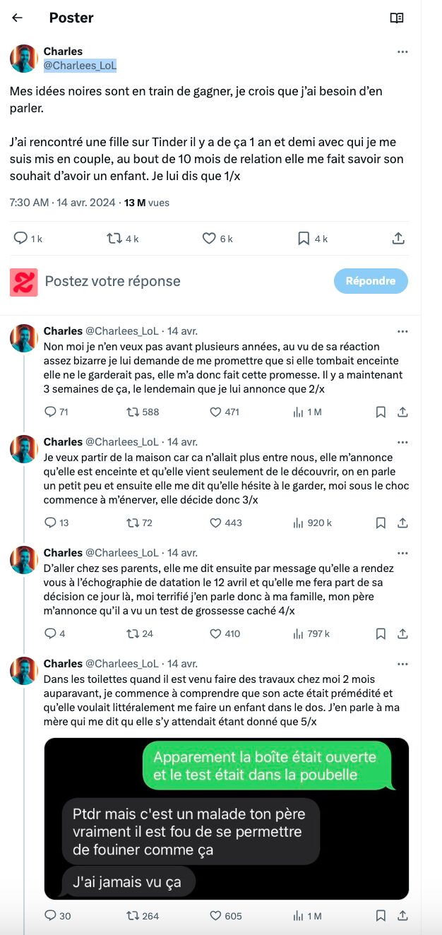 His girlfriend gets pregnant, she refuses to have an abortion and he will cry over X: this ouin-ouin course His girlfriend gets pregnant, she refuses to have an abortion and he will cry over X: this ouin-ouin course
