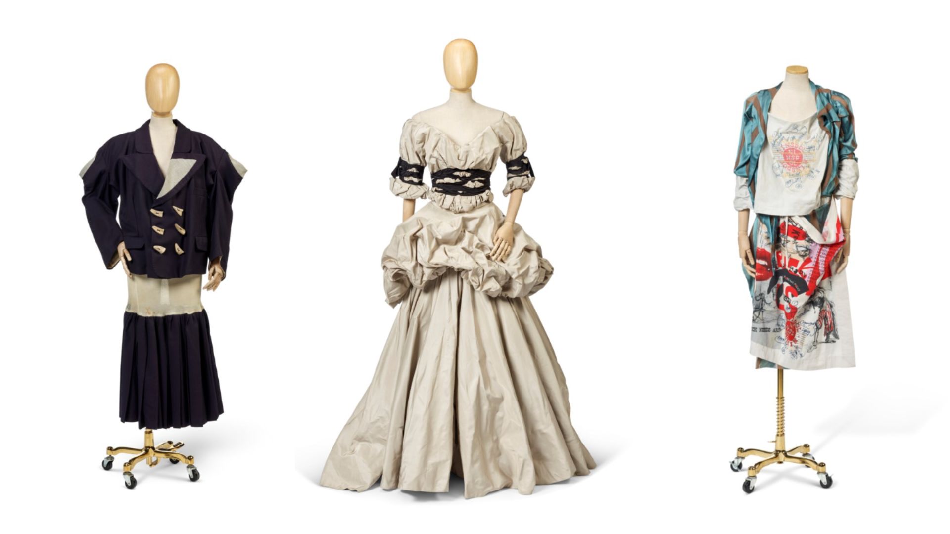 3 lots parmi les 200 de la vente aux enchères Christie’s d’une partie de la garde-robe de Vivienne Westwood