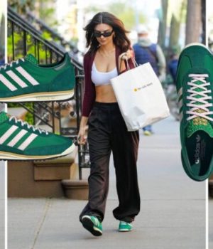 Déjà marre des sneakers Samba d’adidas ? La tendance va aux SL 72, selon Emily Ratajkowski // Source : Capture d'écran Instagram