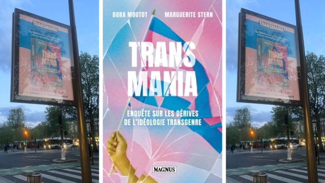 La mairie de Paris décroche les pubs pour le livre transphobe des TERF les plus célèbres de France // Source : Capture d'écran Twitter