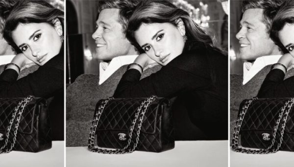 Brad Pitt et Penelope Cruz, stars du défilé Chanel automne-hiver 2024-2025 // Source : Chanel