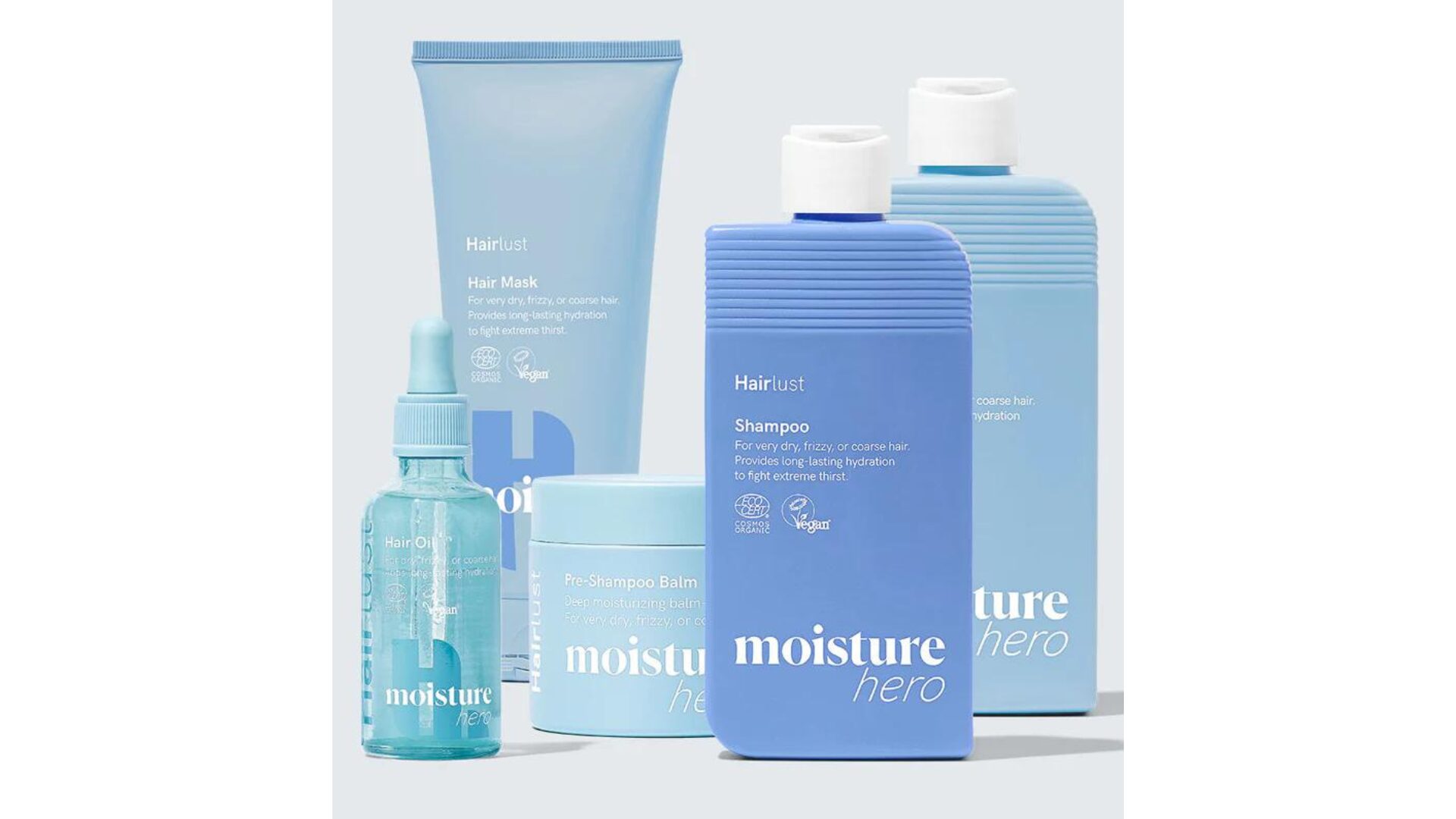 Say goodbye to dry hair with the Moisture Hero Bundle routine // Source: Hairlust