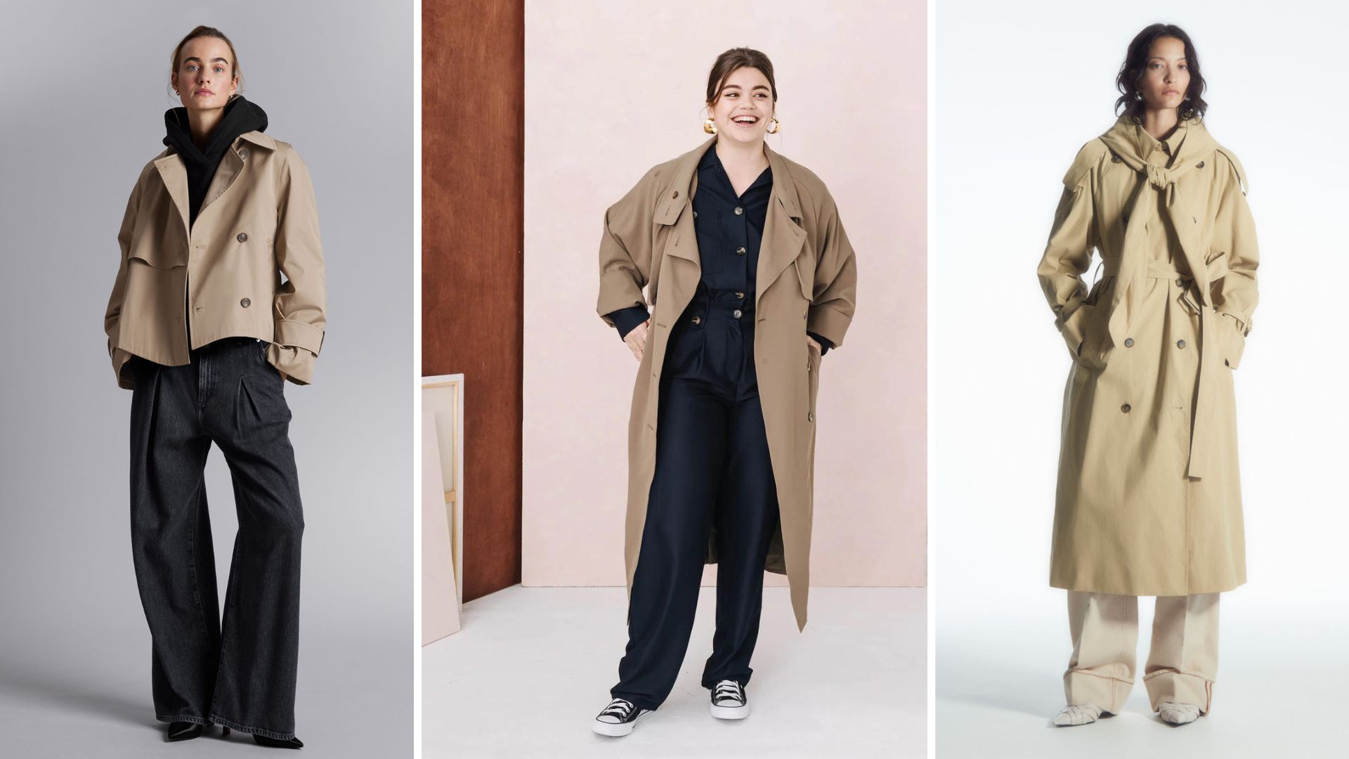 Here are the 3 most beautiful trench coats of the season (and they suit everyone)