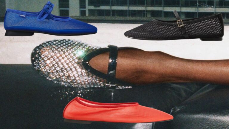 Ballerines Femme En Cuir Véritable - Taille 36 à 42 - Confortables, Faciles à Enfiler - Nœud Décoratif - 5