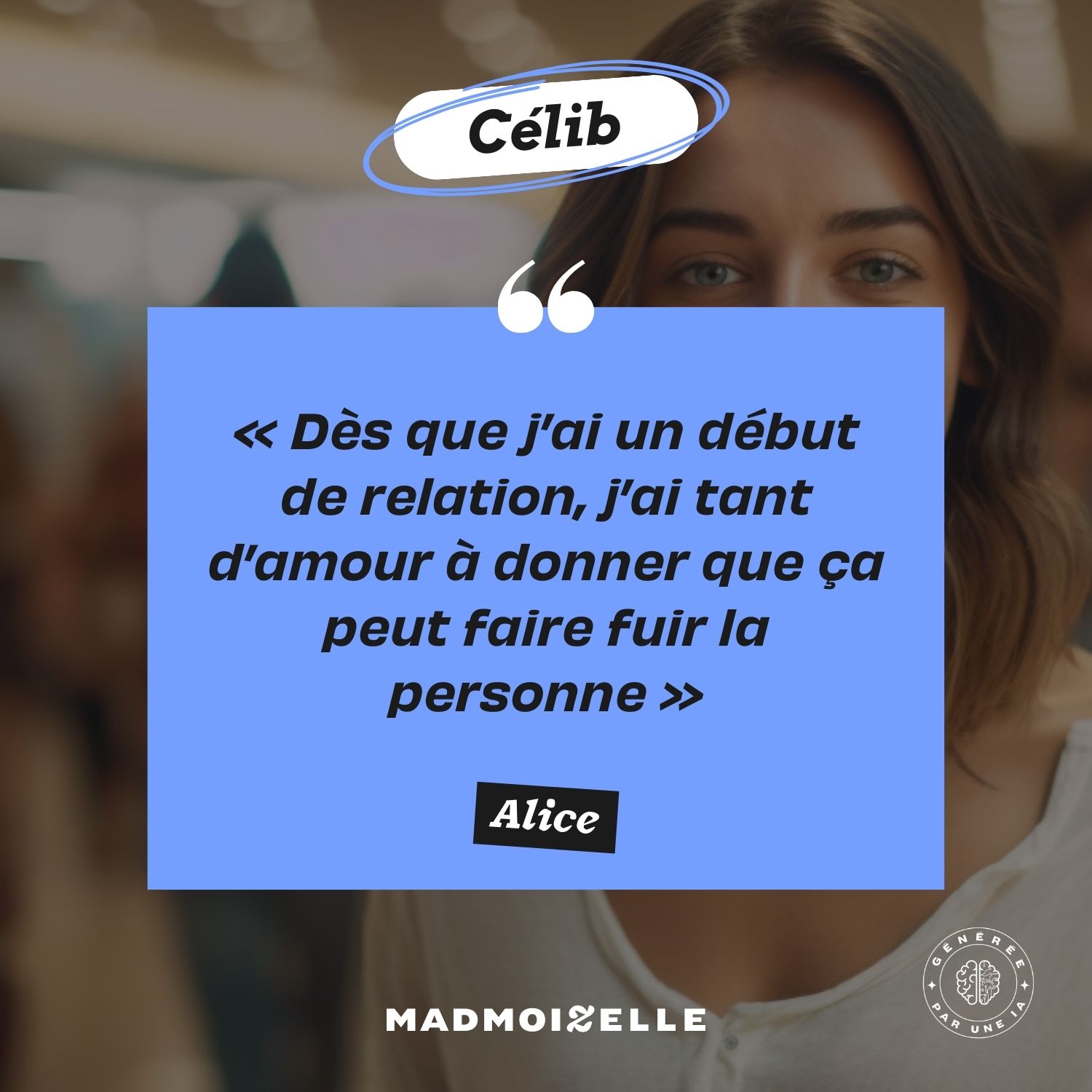 Alice, single for 4 years: “I’ve waited so long for love that at 25 I have nothing” Alice, single for 4 years: “I’ve waited so long for love that at 25 I have nothing”