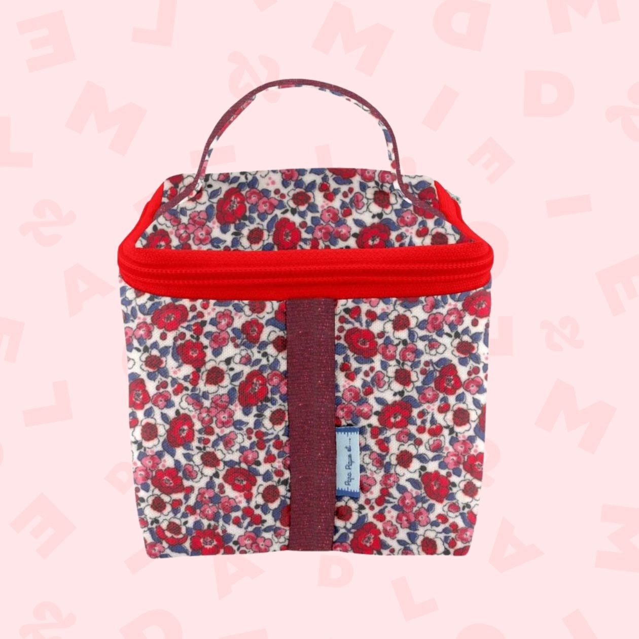 Small red corolla beauty case