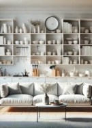 une maison parfaitement rangé (IA)